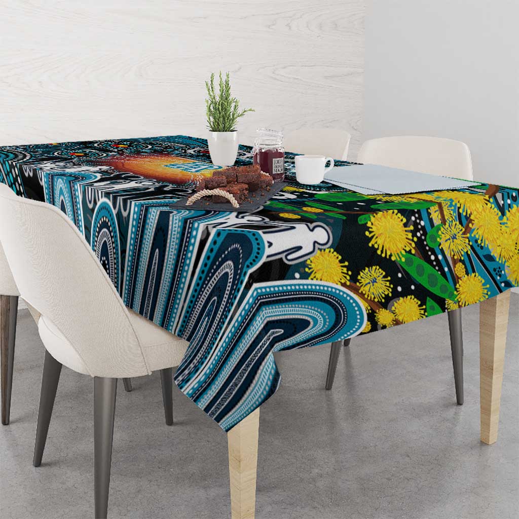 NAIDOC Week 2025 Power Football Tablecloth Aboriginal Dot Painting