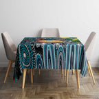 NAIDOC Week 2025 Power Football Tablecloth Aboriginal Dot Painting