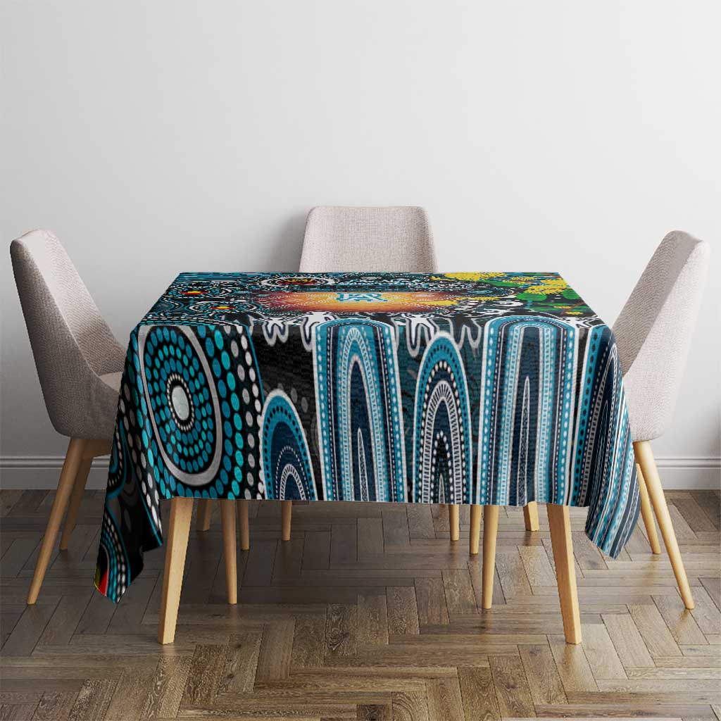 NAIDOC Week 2025 Power Football Tablecloth Aboriginal Dot Painting