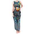 Personalised NAIDOC Week 2025 Power Football Tank Maxi Dress Aboriginal Dot Painting