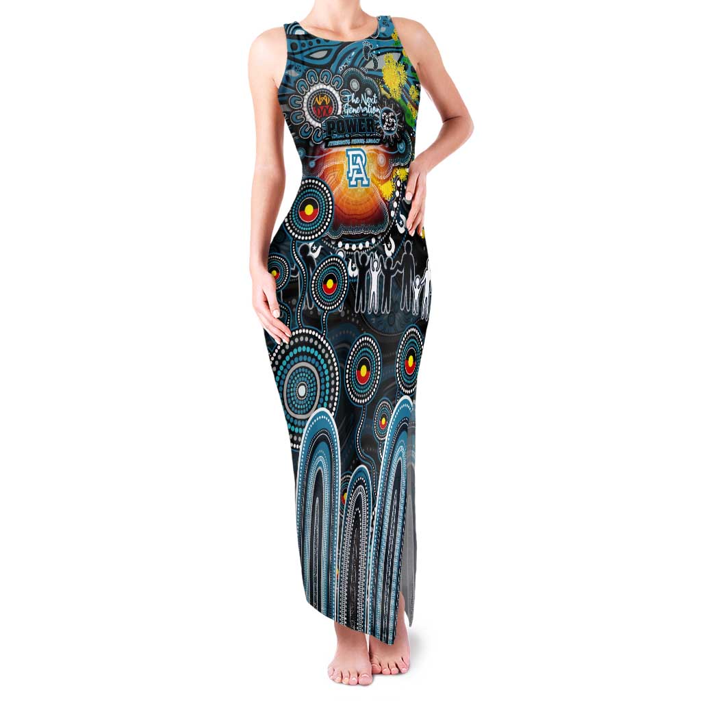 Personalised NAIDOC Week 2025 Power Football Tank Maxi Dress Aboriginal Dot Painting