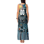 Personalised NAIDOC Week 2025 Power Football Tank Maxi Dress Aboriginal Dot Painting