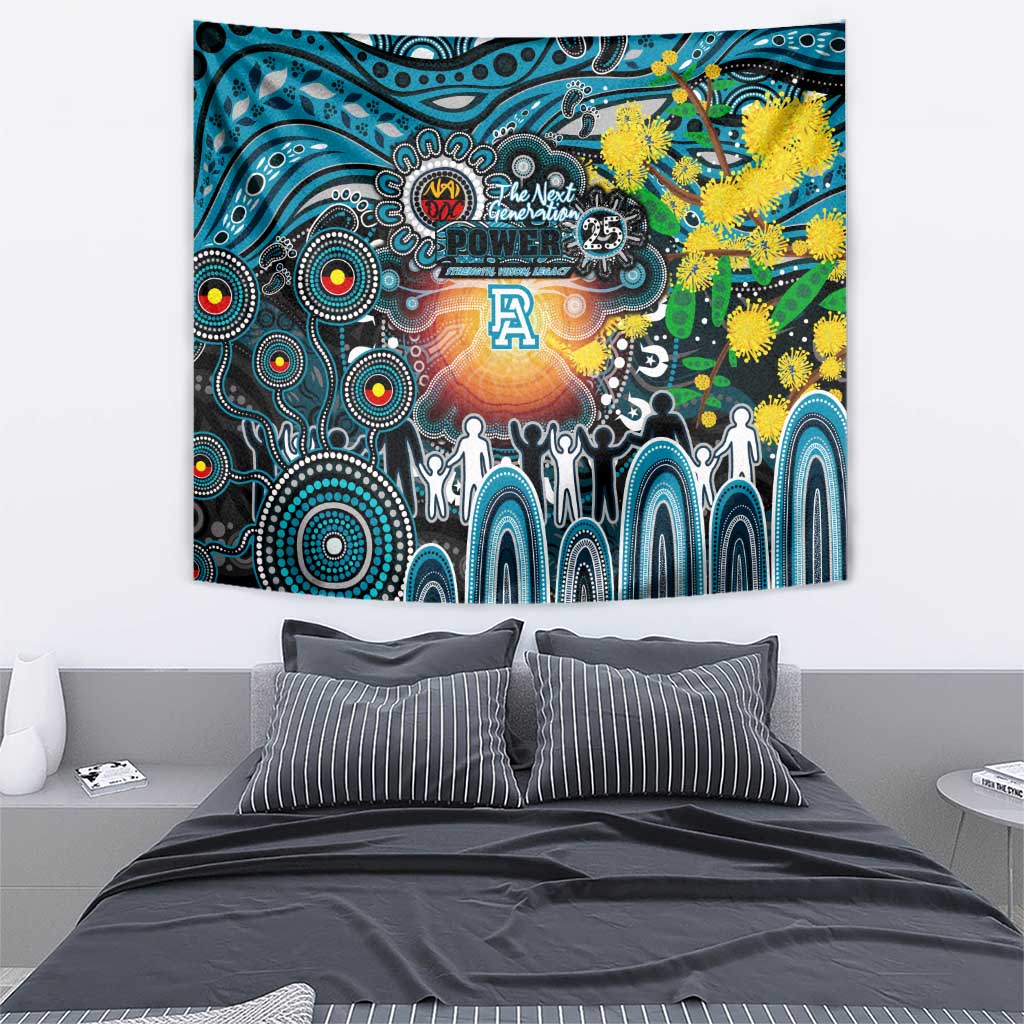 NAIDOC Week 2025 Power Football Tapestry Aboriginal Dot Painting