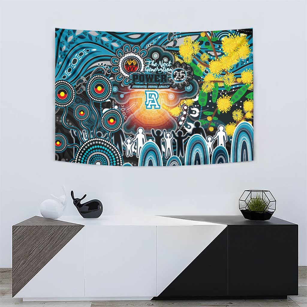 NAIDOC Week 2025 Power Football Tapestry Aboriginal Dot Painting
