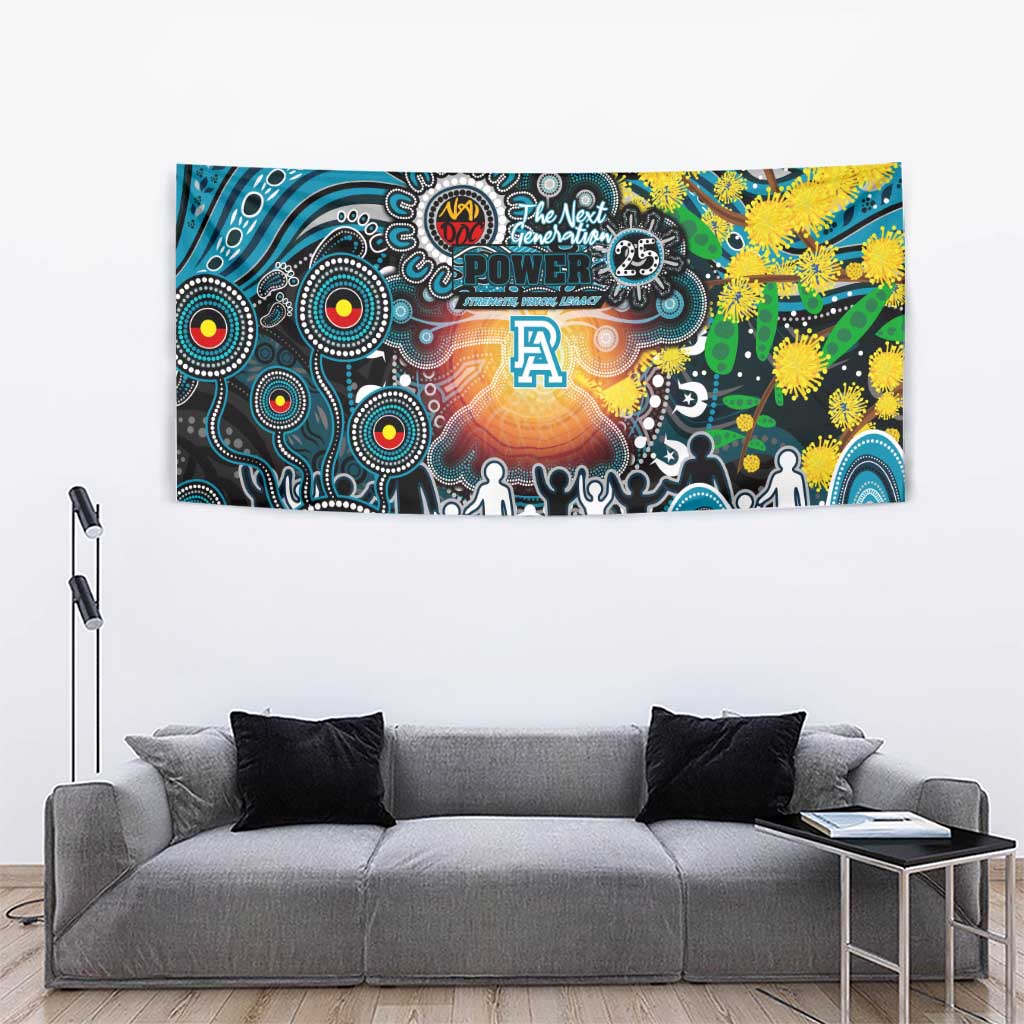 NAIDOC Week 2025 Power Football Tapestry Aboriginal Dot Painting