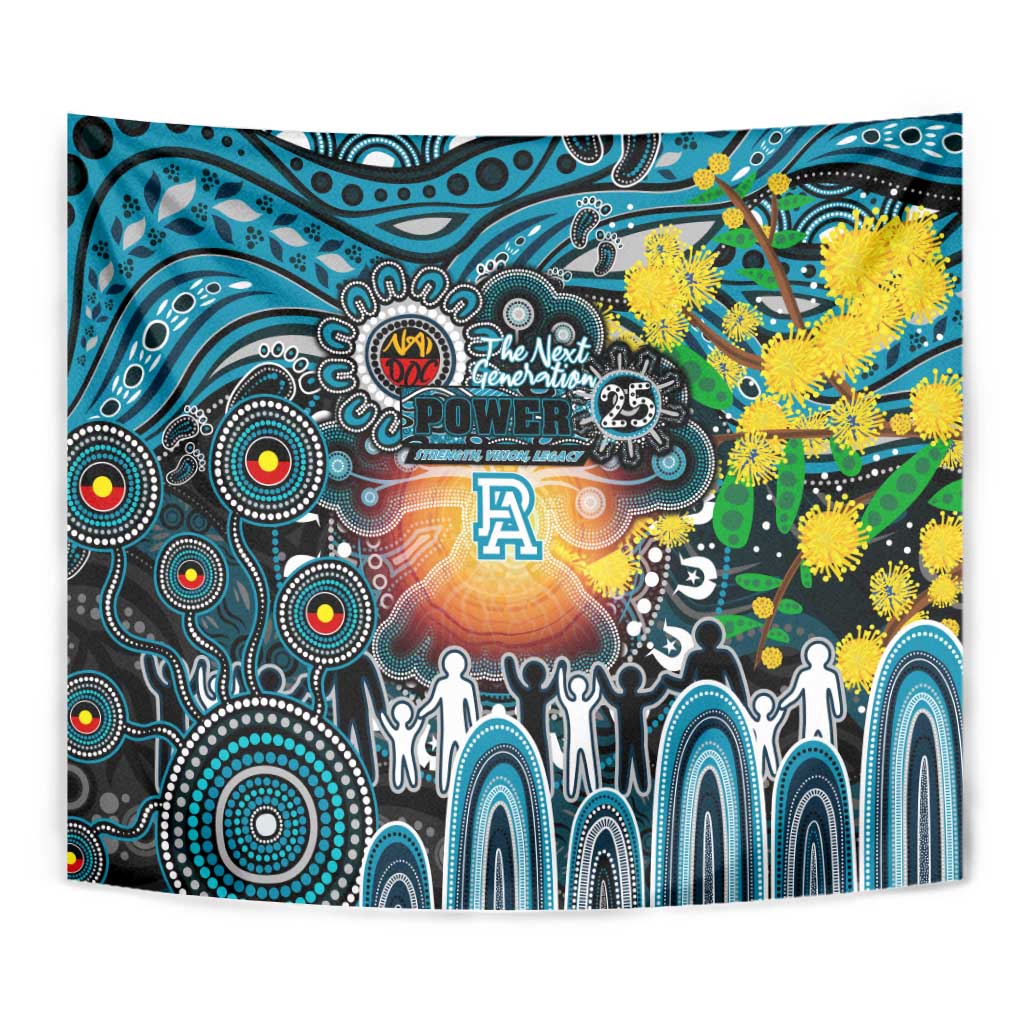 NAIDOC Week 2025 Power Football Tapestry Aboriginal Dot Painting