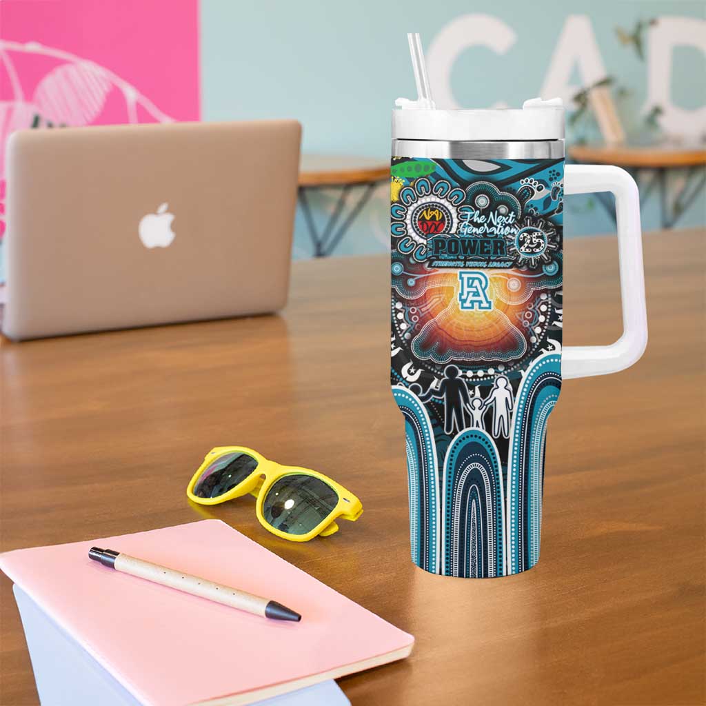 NAIDOC Week 2025 Power Football Tumbler With Handle Aboriginal Dot Painting