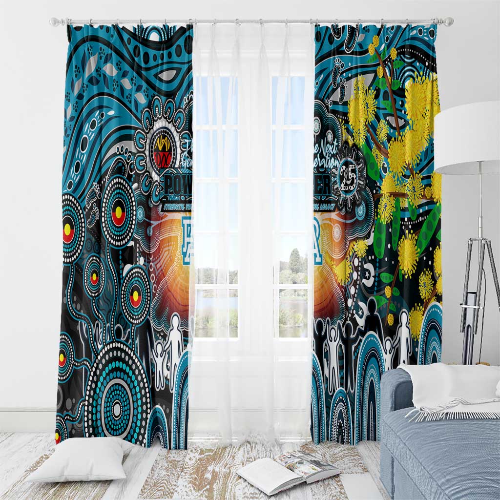 NAIDOC Week 2025 Power Football Window Curtain Aboriginal Dot Painting