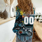 Personalised NAIDOC Week 2025 Power Football Women Casual Shirt Aboriginal Dot Painting