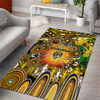 NAIDOC Week 2025 Tiger Football Area Rug Aboriginal Dot Painting