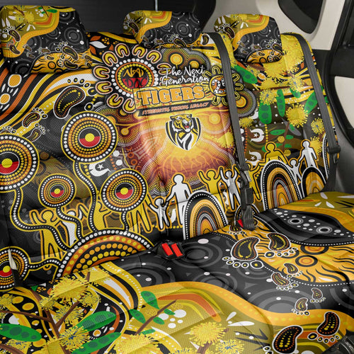 NAIDOC Week 2025 Tiger Football Back Car Seat Cover Aboriginal Dot Painting