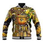 Personalised NAIDOC Week 2025 Tiger Football Baseball Jacket Aboriginal Dot Painting