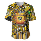Personalised NAIDOC Week 2025 Tiger Football Baseball Jersey Aboriginal Dot Painting