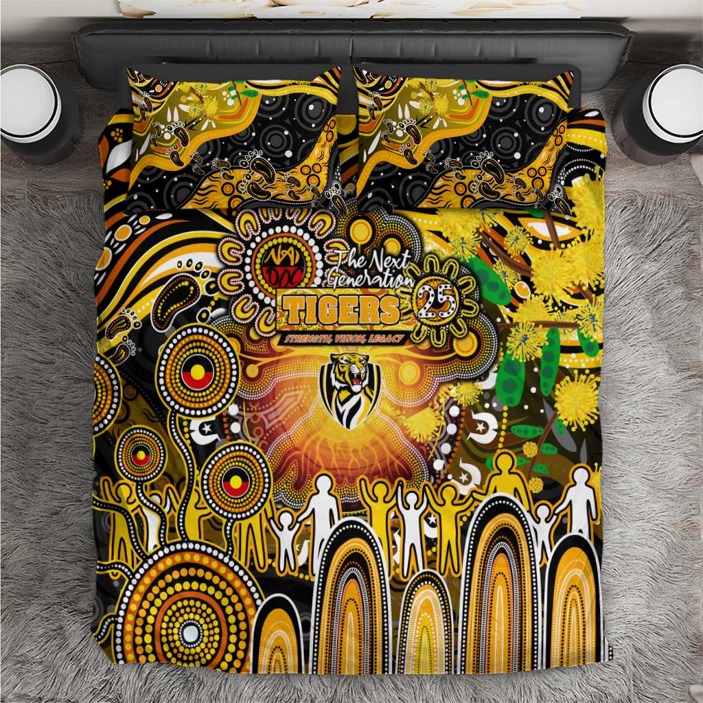 NAIDOC Week 2025 Tiger Football Bedding Set Aboriginal Dot Painting