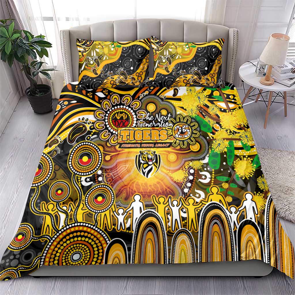 NAIDOC Week 2025 Tiger Football Bedding Set Aboriginal Dot Painting