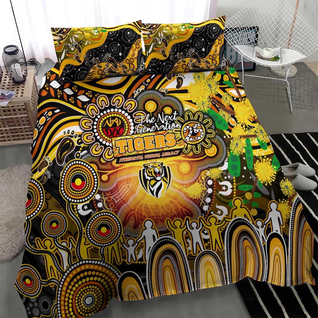 NAIDOC Week 2025 Tiger Football Bedding Set Aboriginal Dot Painting