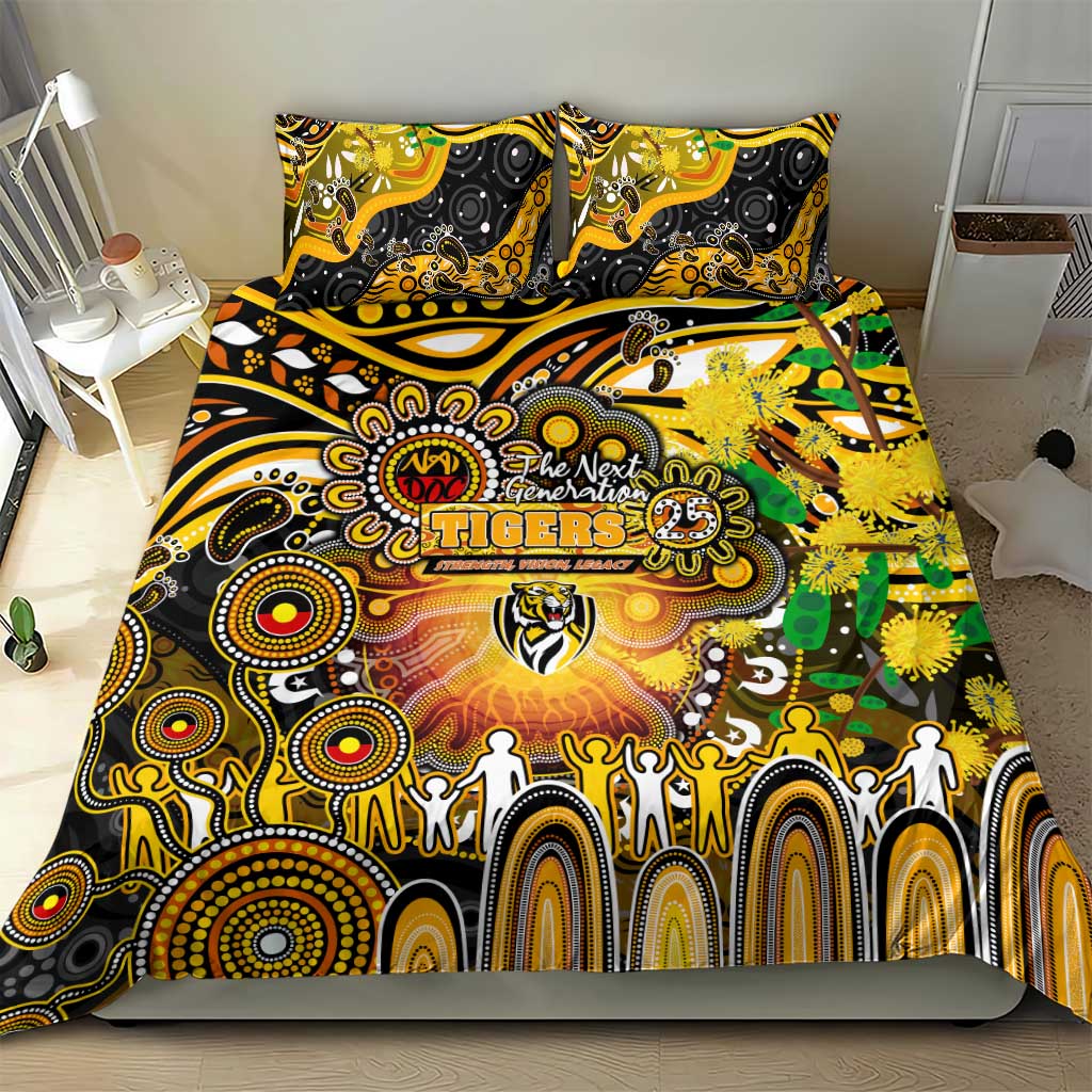 NAIDOC Week 2025 Tiger Football Bedding Set Aboriginal Dot Painting