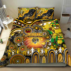 NAIDOC Week 2025 Tiger Football Bedding Set Aboriginal Dot Painting