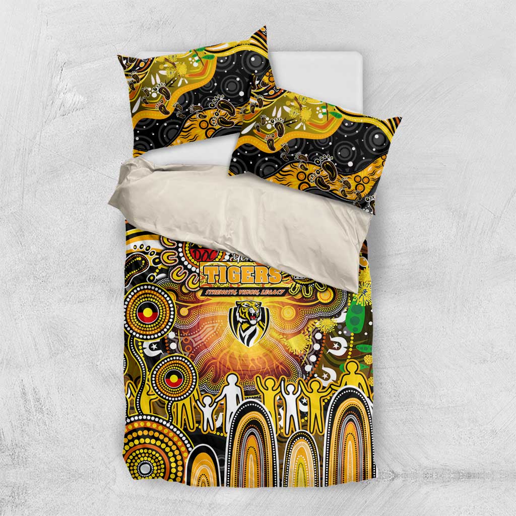 NAIDOC Week 2025 Tiger Football Bedding Set Aboriginal Dot Painting