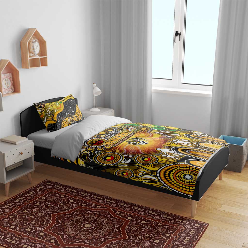 NAIDOC Week 2025 Tiger Football Bedding Set Aboriginal Dot Painting