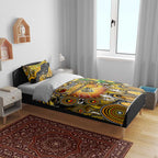 NAIDOC Week 2025 Tiger Football Bedding Set Aboriginal Dot Painting