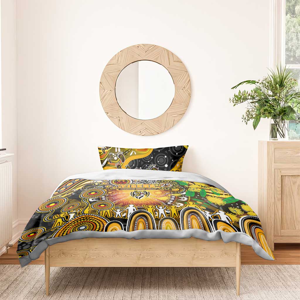 NAIDOC Week 2025 Tiger Football Bedding Set Aboriginal Dot Painting