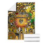 NAIDOC Week 2025 Tiger Football Blanket Aboriginal Dot Painting