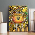 NAIDOC Week 2025 Tiger Football Canvas Wall Art Aboriginal Dot Painting