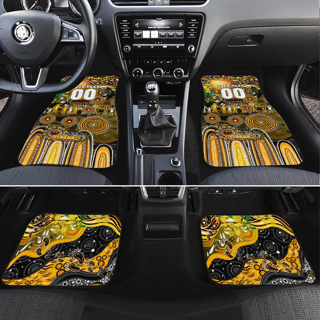 NAIDOC Week 2025 Tiger Football Car Mats Aboriginal Dot Painting