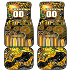 NAIDOC Week 2025 Tiger Football Car Mats Aboriginal Dot Painting