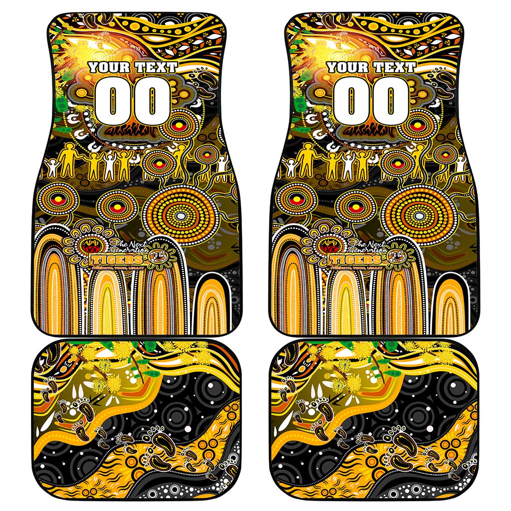 NAIDOC Week 2025 Tiger Football Car Mats Aboriginal Dot Painting