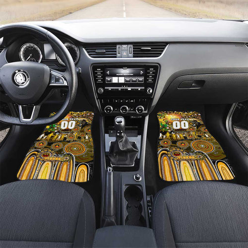 NAIDOC Week 2025 Tiger Football Car Mats Aboriginal Dot Painting