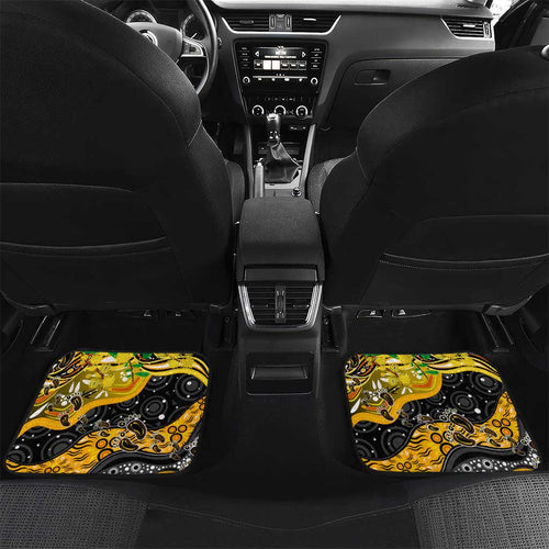 NAIDOC Week 2025 Tiger Football Car Mats Aboriginal Dot Painting