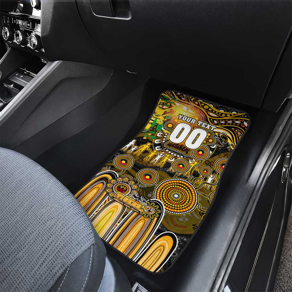 NAIDOC Week 2025 Tiger Football Car Mats Aboriginal Dot Painting