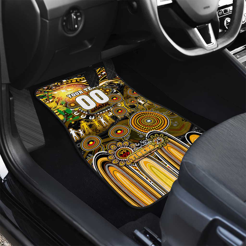 NAIDOC Week 2025 Tiger Football Car Mats Aboriginal Dot Painting