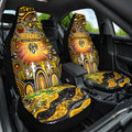 NAIDOC Week 2025 Tiger Football Car Seat Cover Aboriginal Dot Painting