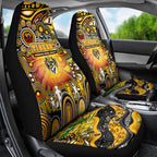 NAIDOC Week 2025 Tiger Football Car Seat Cover Aboriginal Dot Painting