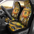 NAIDOC Week 2025 Tiger Football Car Seat Cover Aboriginal Dot Painting