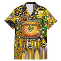 Personalised NAIDOC Week 2025 Tiger Football Family Matching Mermaid Dress and Hawaiian Shirt Aboriginal Dot Painting