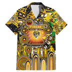 Personalised NAIDOC Week 2025 Tiger Football Family Matching Mermaid Dress and Hawaiian Shirt Aboriginal Dot Painting