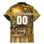 Personalised NAIDOC Week 2025 Tiger Football Family Matching Mermaid Dress and Hawaiian Shirt Aboriginal Dot Painting