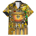 Personalised NAIDOC Week 2025 Tiger Football Family Matching Tank Maxi Dress and Hawaiian Shirt Aboriginal Dot Painting