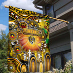 NAIDOC Week 2025 Tiger Football Garden Flag Aboriginal Dot Painting