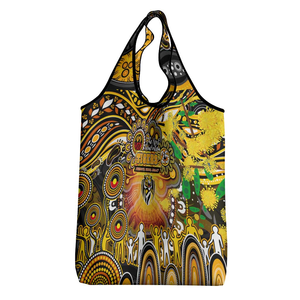 NAIDOC Week 2025 Tiger Football Grocery Bag Aboriginal Dot Painting