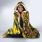 NAIDOC Week 2025 Tiger Football Hooded Blanket Aboriginal Dot Painting