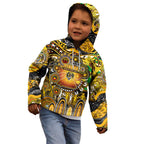 Personalised NAIDOC Week 2025 Tiger Football Kid Hoodie Aboriginal Dot Painting