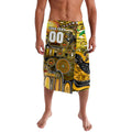 Personalised NAIDOC Week 2025 Tiger Football Lavalava Aboriginal Dot Painting