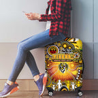 NAIDOC Week 2025 Tiger Football Luggage Cover Aboriginal Dot Painting