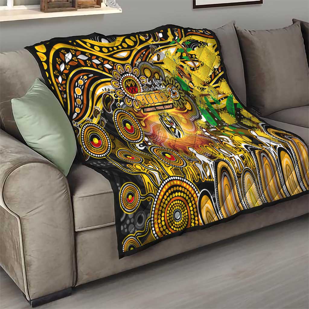 NAIDOC Week 2025 Tiger Football Quilt Aboriginal Dot Painting