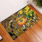 NAIDOC Week 2025 Tiger Football Rubber Doormat Aboriginal Dot Painting